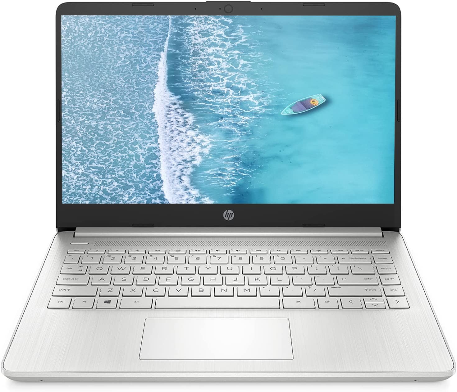2022 HP 14' FHD IPS Laptop, Windows 11, Ryzen 3 Processor Up to 3.35GHz, 4GB Ram, 128GB SSD, Super-Fast WiFi,HDMI, Dale Silver (Renewed) (Dale Silver)