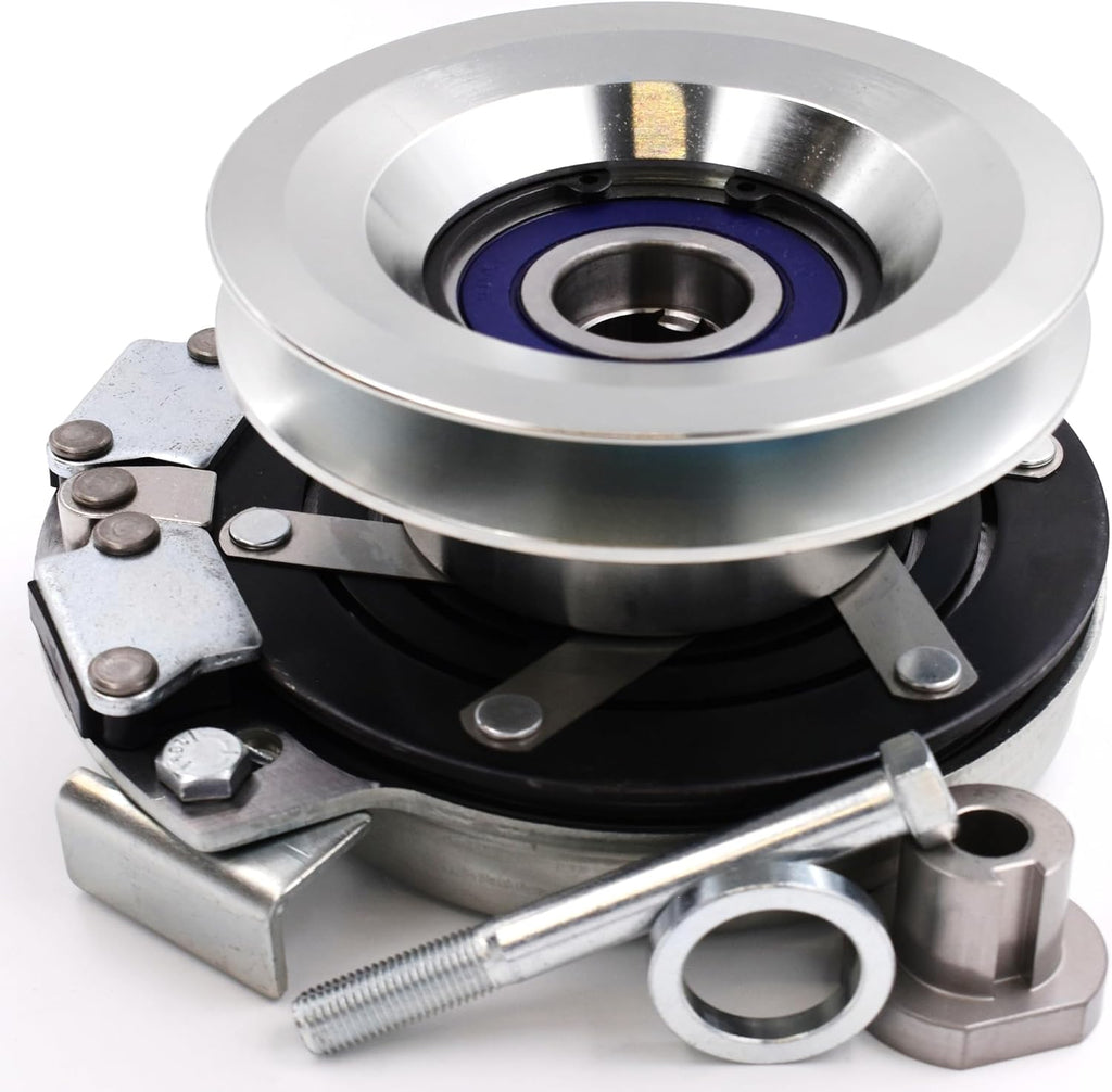 HiTorque 130ftlb (OEM 87) BIGBearing Solid Steel Billet Pulley PTO Clutch 917-04622 917-04183 5219-99 GT1A-MT09 for Cub Cadet RZT42 RZT50 White ZT42 ZT50 ZT5000 MTD Troy-Bilt 2009 Mustang RZT42 RZT50