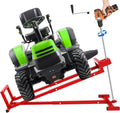 Lawn Mower Lift,Lawn Mower Jack Lift for Riding Mowers,Easy to Install, Safe and Stable.Ridding Mower Lift with telescoping Feature Holds up to 1400 lbs, Rust-Resistant Finish. (Classic Red)