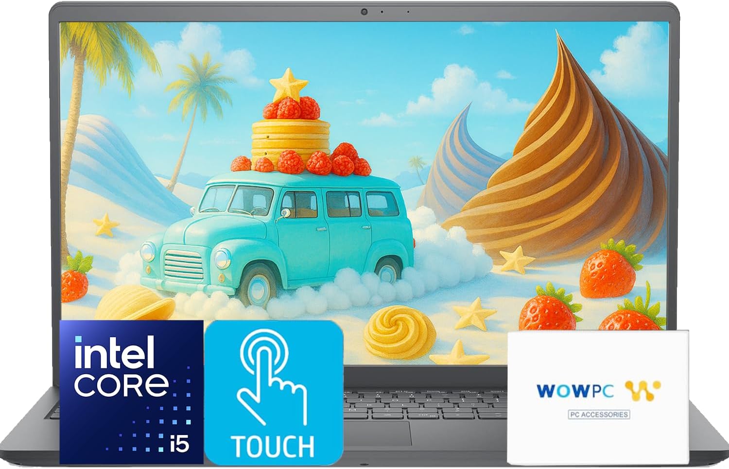 Dell Inspiron 15.6' FHD Touchscreen Laptop Computer | Intel Core i5-1334U CPU | 32GB RAM | 1.5TB Storage (1TB PCIe SSD + 512GB External) | Long Battery Life | Windows 11 Pro with Microsoft Office