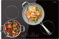 CIARRA 30 inch Induction Cooktop 4 Burners, 8200W Built-in Induction Stovetop with Booster, Timer & Safety Lock