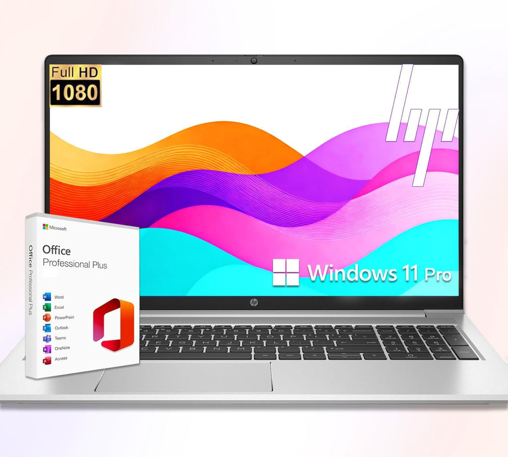 HP G9 Business Laptop | 15.6' FHD Display | Intel Celeron Dual Core Processor Series | 16GB RAM | 512GB SSD | Long Battery | Fast Wi-Fi 6 |Win11 Pro with MS Office | School, Business & Productivityg