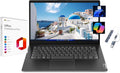 Lenovo V14 G4 14' FHD Laptop, with Free Lifetime Microsoft Office, Intel i7-13620H, 16GB RAM, 256GB SSD, Intel UHD Graphics, Windows 11 Pro, Business Black, Copilot, with USB Hub