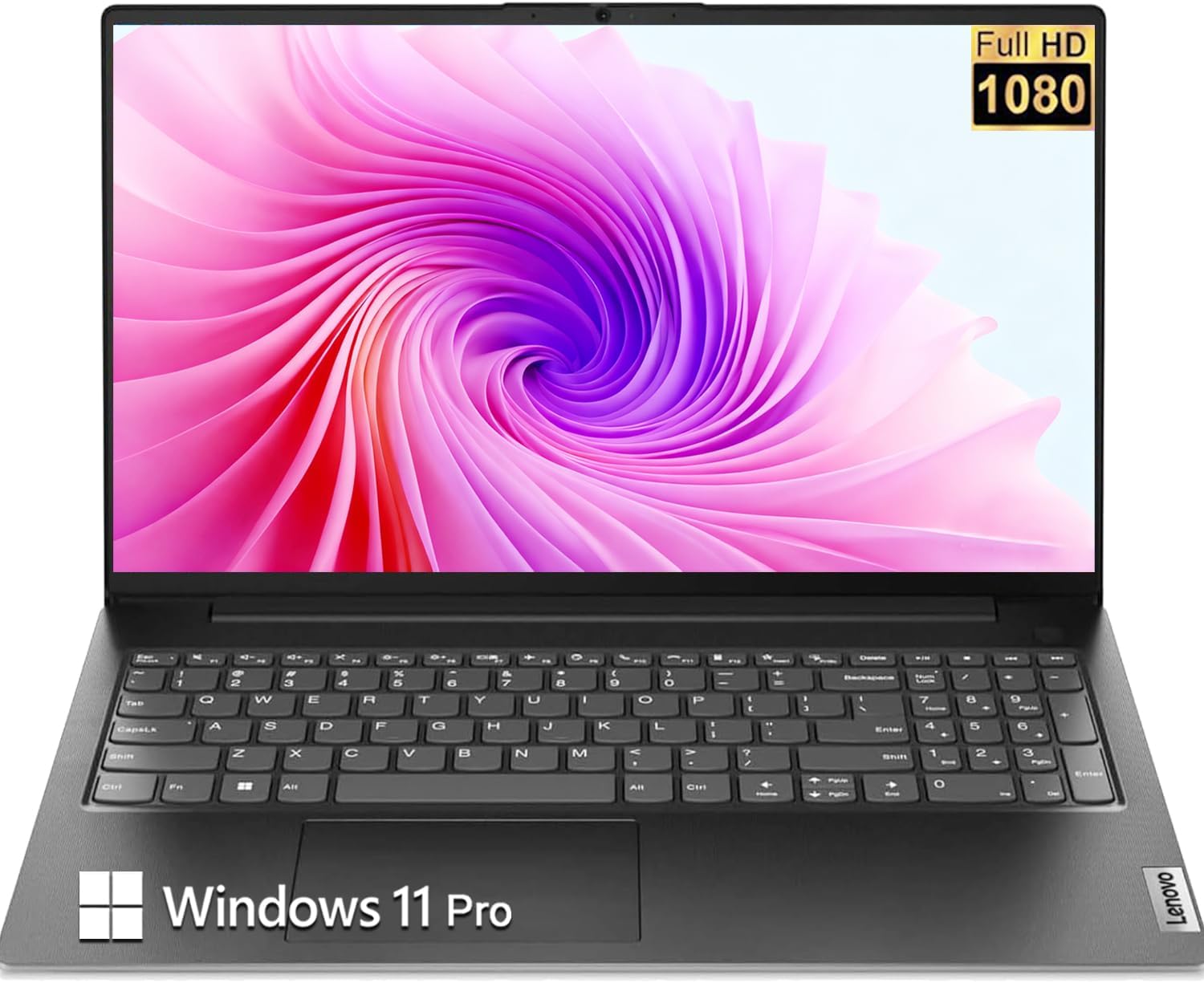 Lenovo Newly Designed 15.6' Business Laptop(2025/2026 Edition) | Intel 4-core Processor | 15.6' FHD (1920 x 1080) | 24GB DDR4 | 1TB PCIe SSD | Ultra-Quiet Design | Military Durable | Windows 11 Pro