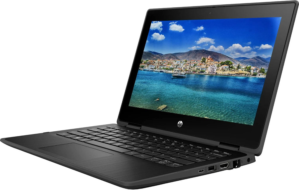 HP 2023 Premium 2-in-1 Convertible Laptop, 11' HD IPS Touchscreen, Intel 4-Core Pentium Processor Up to 3.30GHz, 8GB Ram, 128GB SSD, Super-Fast 6th Gen WiFi, HDMI, Windows 11 (Renewed)
