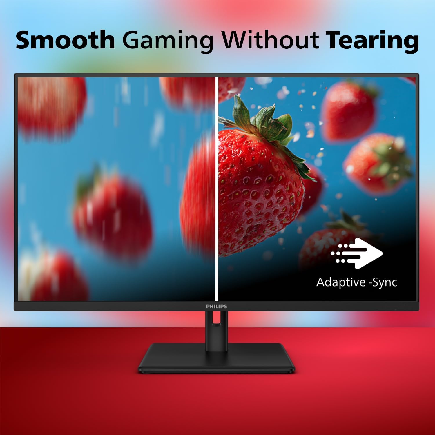 Philips 32E1N1100L 32'' Frameless Monitor, FHD 1920 x 1080, VA Panel, Adaptive-Sync 100Hz, VESA, 4Yr Advance Replacement Warranty, Black