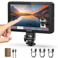 NEEWER F700 7' Camera Field Monitor, 2000nit HD 1920x1080 IPS Touch Screen with 3D LUT, 4K HDMI Loop in/Out with Peak Focus DSLR Video Assist HDR Waveform, Cold Shoe Mount, 5200mAh Battery & Cable