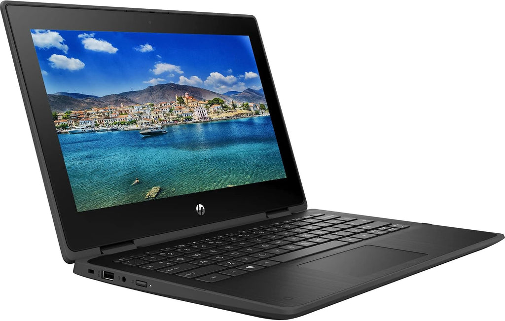 HP 2023 Premium 2-in-1 Convertible Laptop, 11' HD IPS Touchscreen, Intel 4-Core Pentium Processor Up to 3.30GHz, 8GB Ram, 128GB SSD, Super-Fast 6th Gen WiFi, HDMI, Windows 11 (Renewed)