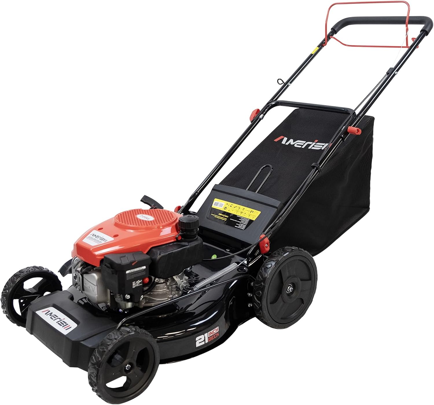 AMERISUN Self Propelled Gas Lawn Mower, 21' with 170cc 4-Cycle OHV Engine 3-in-1 RWD Self-Propelled Lawn Mower (AV8621S1)