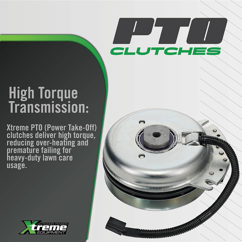 Outdoor Power Xtreme Equipment New X0049 PTO Clutch Compatible with/Replacement for Ingersoll 2721337 1.125 Crankshaft, 6.31' Pulley, Clockwise Rotation