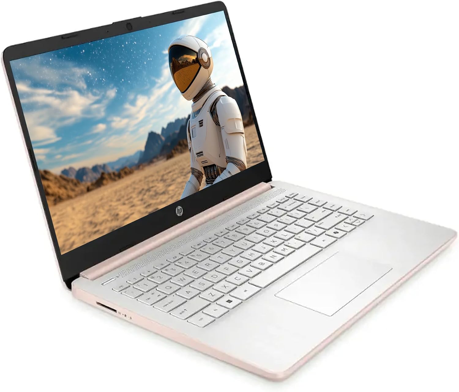 HP Laptop with Microsoft Office and 1TB Cloud Storage (1-Year) | 14 inch HD Computer | 16GB RAM | 128GB UFS | Intel 4-Core CPU(Beat i3-10110U) | Webcam | USB-C | Windows 11 Home in S Mode | LE Bundle