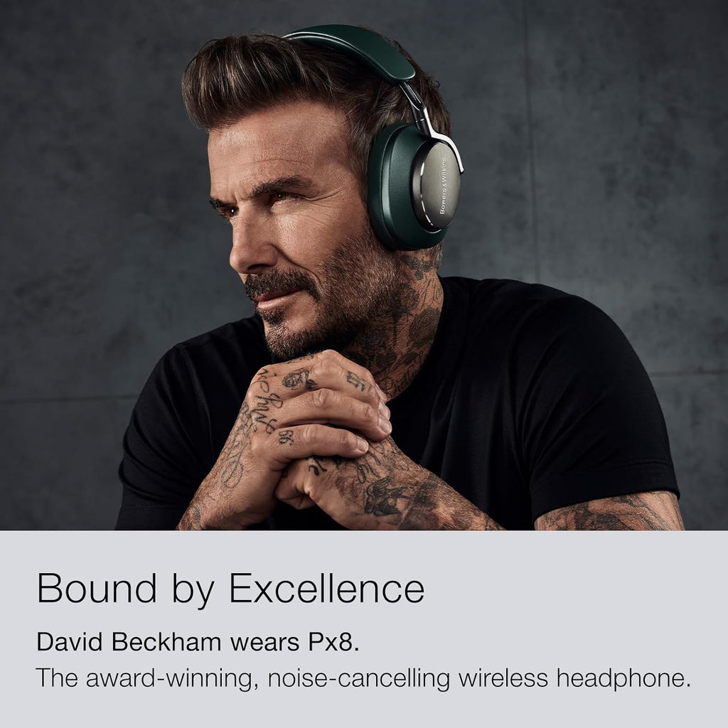 Bowers & Wilkins Limited Edition Px8 Over-Ear Bluetooth Headphones, Advanced Active Noise Cancellation Wireless Headphones, Luxurious Materials, 30-Hr Battery Life, 15-Min Quick Charging, Dark Forest