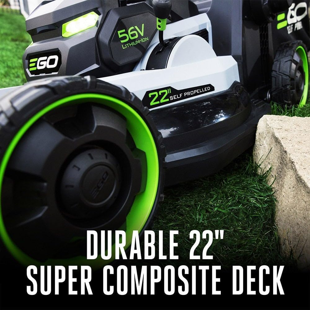 EGO Power+ Electric Lawn Mower, Self-Propelled Cordless with 22' Super Composite Deck, Tool Only, Battery and Charger Not Included - LM2240SP