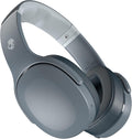 Skullcandy Crusher Evo Wireless Bluetooth Headphones with Extra USB-C Charging Cable, Multi-Sensory Bass, Noise Isolating Over-Ear Fit, 40 Hours Battery, Microphone for iPhone Android - Chill Grey