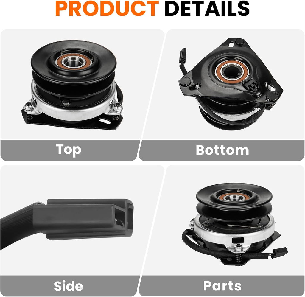 ILONPA Electric PTO Clutch for AYP Husqvarna 124648X 140923 170056 174509 532140923 532150283 532170056 917140923 for GTH220 GT200 GTH225（Male Pin）