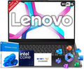 Lenovo 2026 Newly Designed Business and Student Laptop, Intel Powerful Processor, 16GB RAM, 512GB SSD, 15.6' FHD Display, Ethernet RJ-45, Ultra Quiet Design, Long Battery Life, Wi-Fi 6, Windows 11