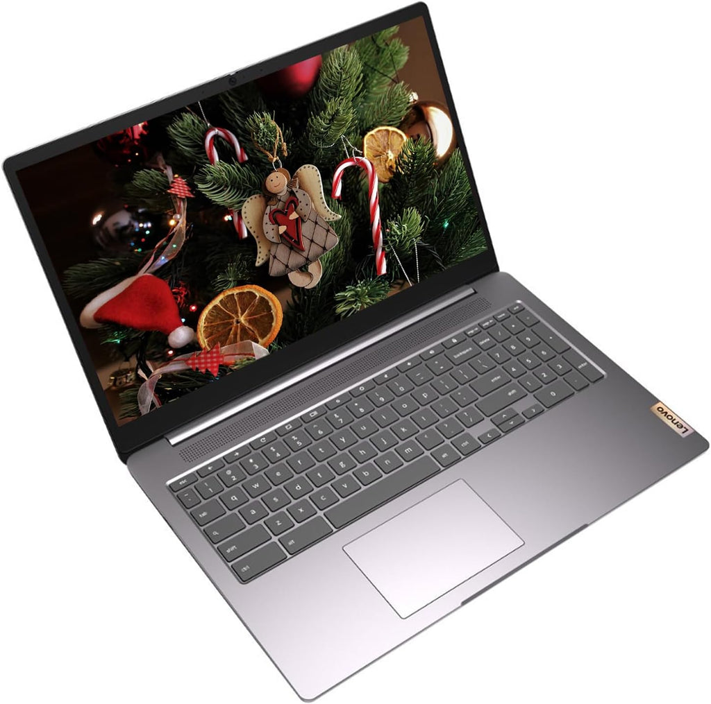 Lenovo IdeaPad 3i Chromebook, 15.6' FHD 1920 x 1080 Display, Intel Celeron N4500 1.1GHz, Intel UHD Graphics, 4GB RAM, 64GB SSD eMMC, Webcam, Bluetooth, Chrome OS, EAT 64GB USB Flash Drive, Arctic Grey