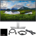 Dell P2225H 22' Full HD IPS Monitor – 1080p, 16:9, DisplayPort & USB 3.0 Cables – Latest Model – Boomph's Comprehensive Ultimate Performance Cloth Solution for Your Workspace