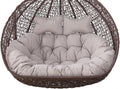 GARCAN Large Egg Chair Swing Cushion, Hanging Hammock Chair Cushion Replacement,Washable Thick Persons Wicker Outdoor Swing Cushions, Waterproof and Sun-Resiatant,D
