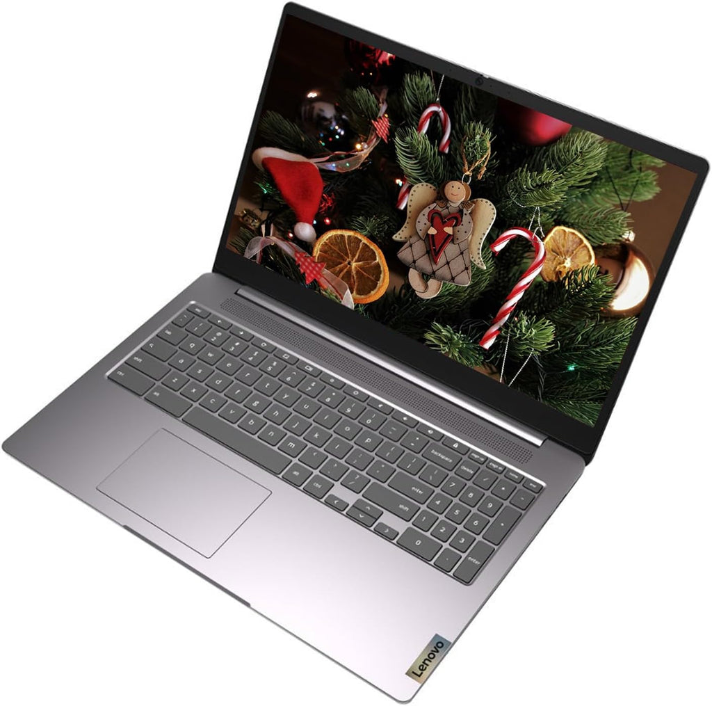 Lenovo IdeaPad 3i Chromebook, 15.6' FHD 1920 x 1080 Display, Intel Celeron N4500 1.1GHz, Intel UHD Graphics, 4GB RAM, 64GB SSD eMMC, Webcam, Bluetooth, Chrome OS, EAT 64GB USB Flash Drive, Arctic Grey