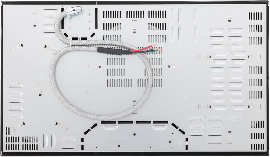 Electric Cooktop 36 Inch Ceramic Stove - 5 Burners Built-in 220-240V Black Cooktop, Touch Control, Child Lock, 9 Power Levels, Timer (9200W)