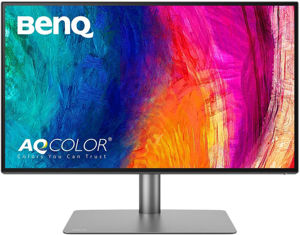 BenQ PD2725U Thunderbolt 3 Monitor for MacBook 27 Inch 4K IPS UHD, AQCOLOR, 100% sRGB & Rec.709, 95% P3, DeltaE≤3, Uniformity, Pantone, Factory-Calibrated, USB Hub, 65W USB-C, Daisy Chain, KVM Switch