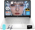 HP 14 Elite Laptop, 16GB RAM, 1.12TB Total Storage (128GB UFS+1TB Cloud), Natural Silver, Office 365, Intel 4-Core, Win11, Copilot AI, 11Hr Battery, Alpacatec Mouse