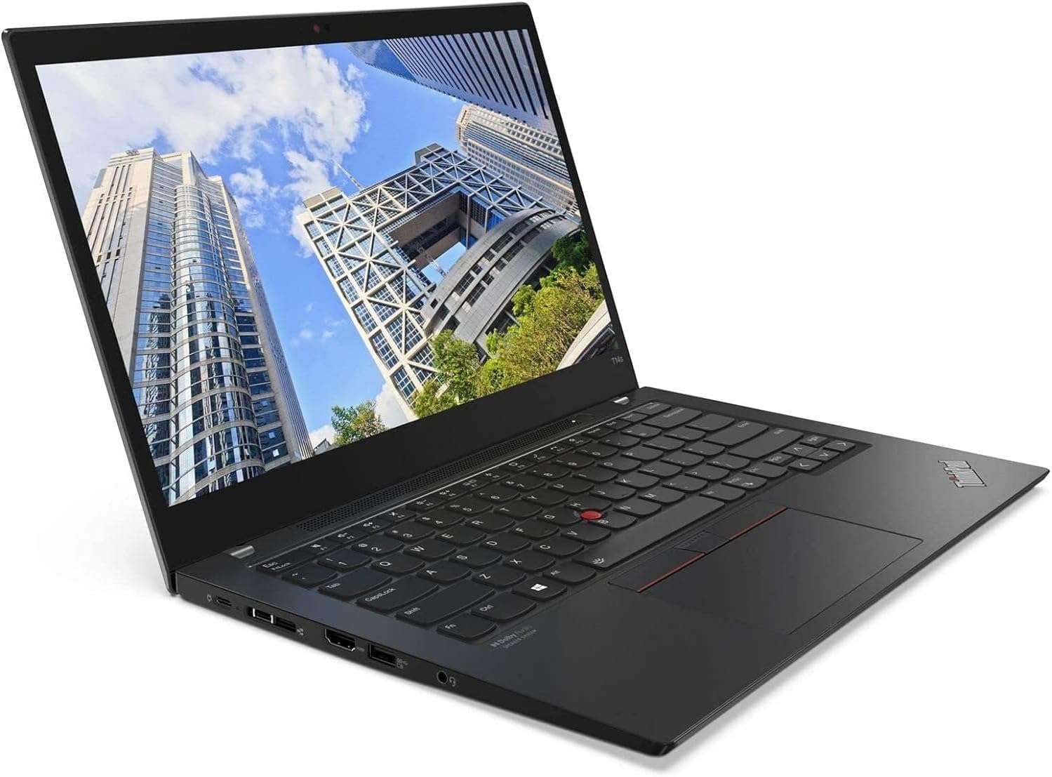 Lenovo ThinkPad T14S Gen 2, Intel Core i7-1185G7, 14 Inch Full HD Display, 16GB RAM, 256GB SSD, Thunderbolt 4, Backlit Keyboard, Windows 11 Pro (Renewed), Villi black