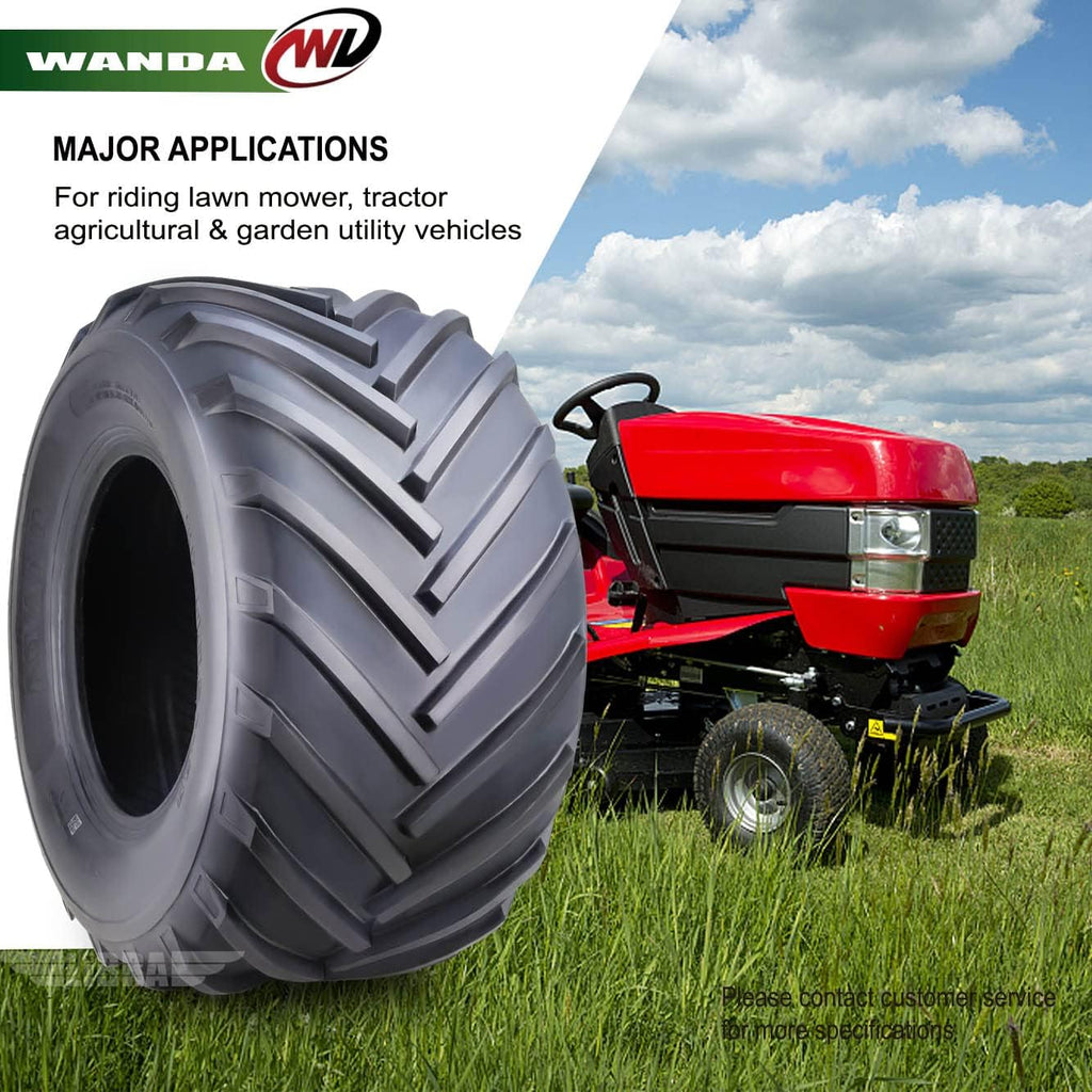 WANDA 26X12-12 Lawn Mower Agriculture Farm Tractor Cart Turf Tires 4 Ply 26x12x12 -Set 2-13215