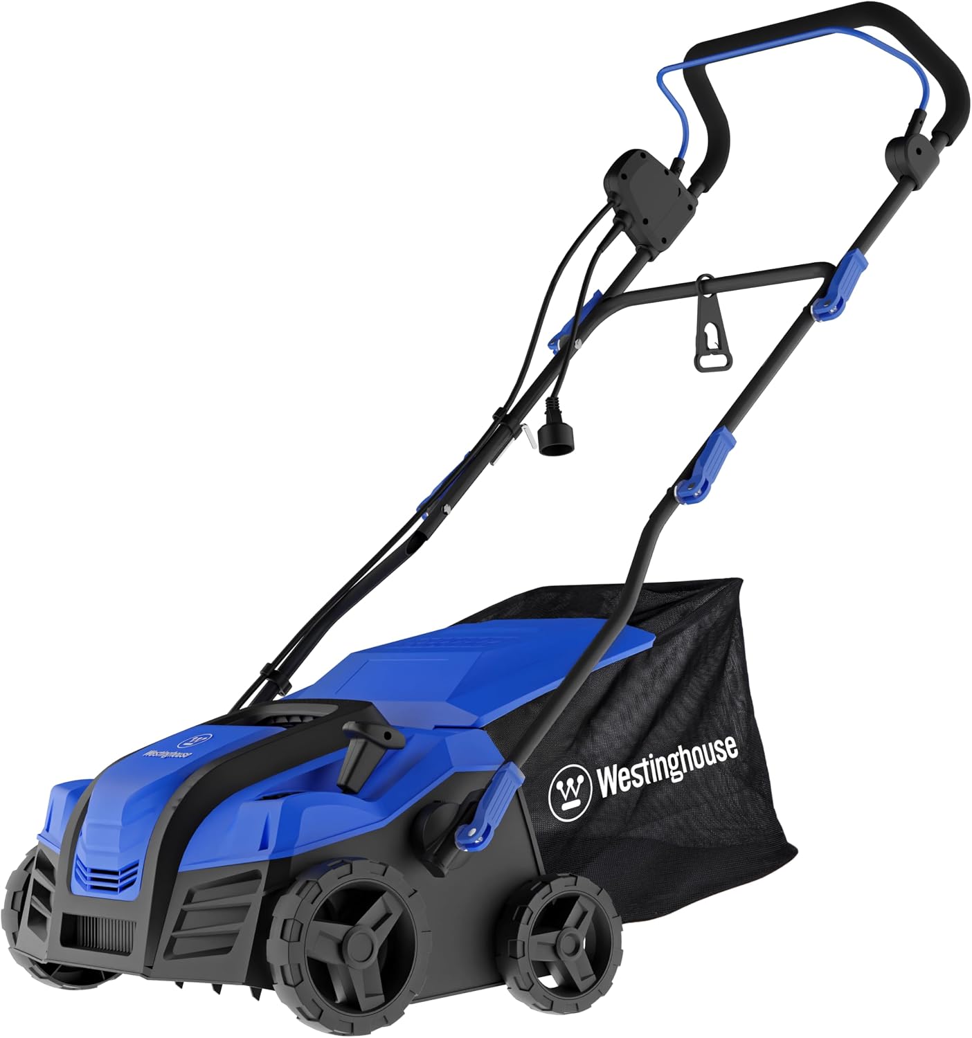 Westinghouse 16' 15-Amp 2-in-1 Electric Dethatcher and Scarifier with Collection Bag