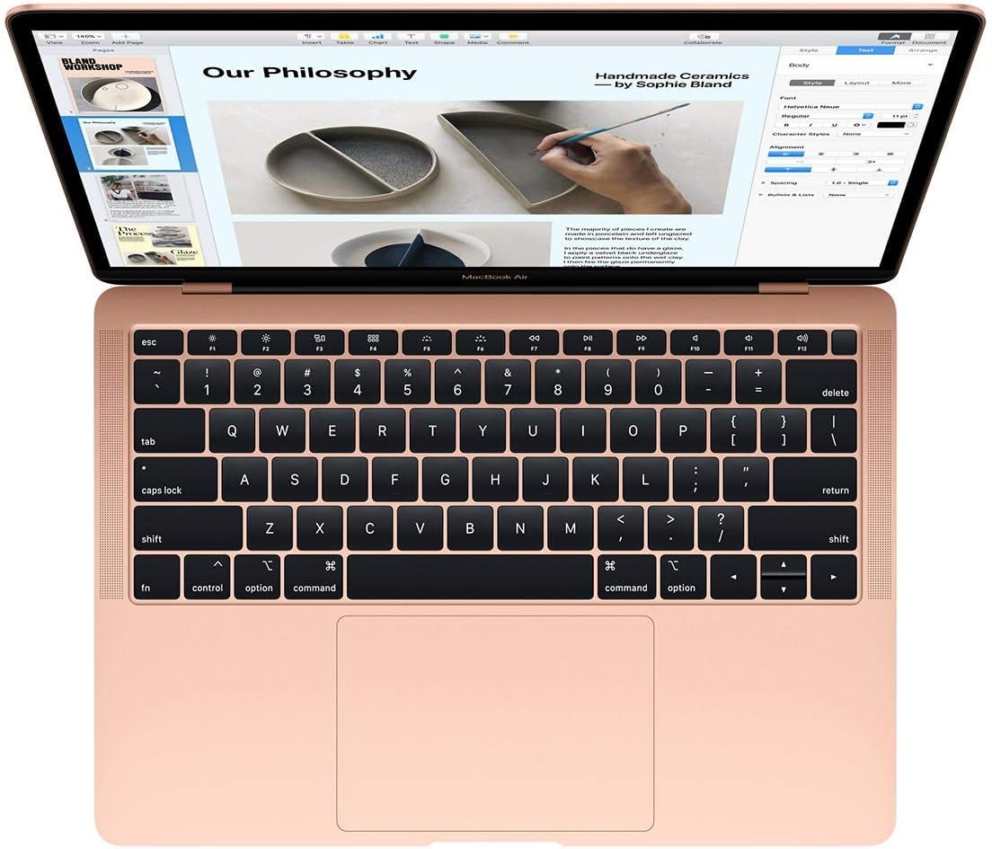 Apple Late 2018 13.3-inch MacBook Air with 1.6GHz Intel Core i5, 8GB RAM, 512GB SSD, Gold (Renewed)
