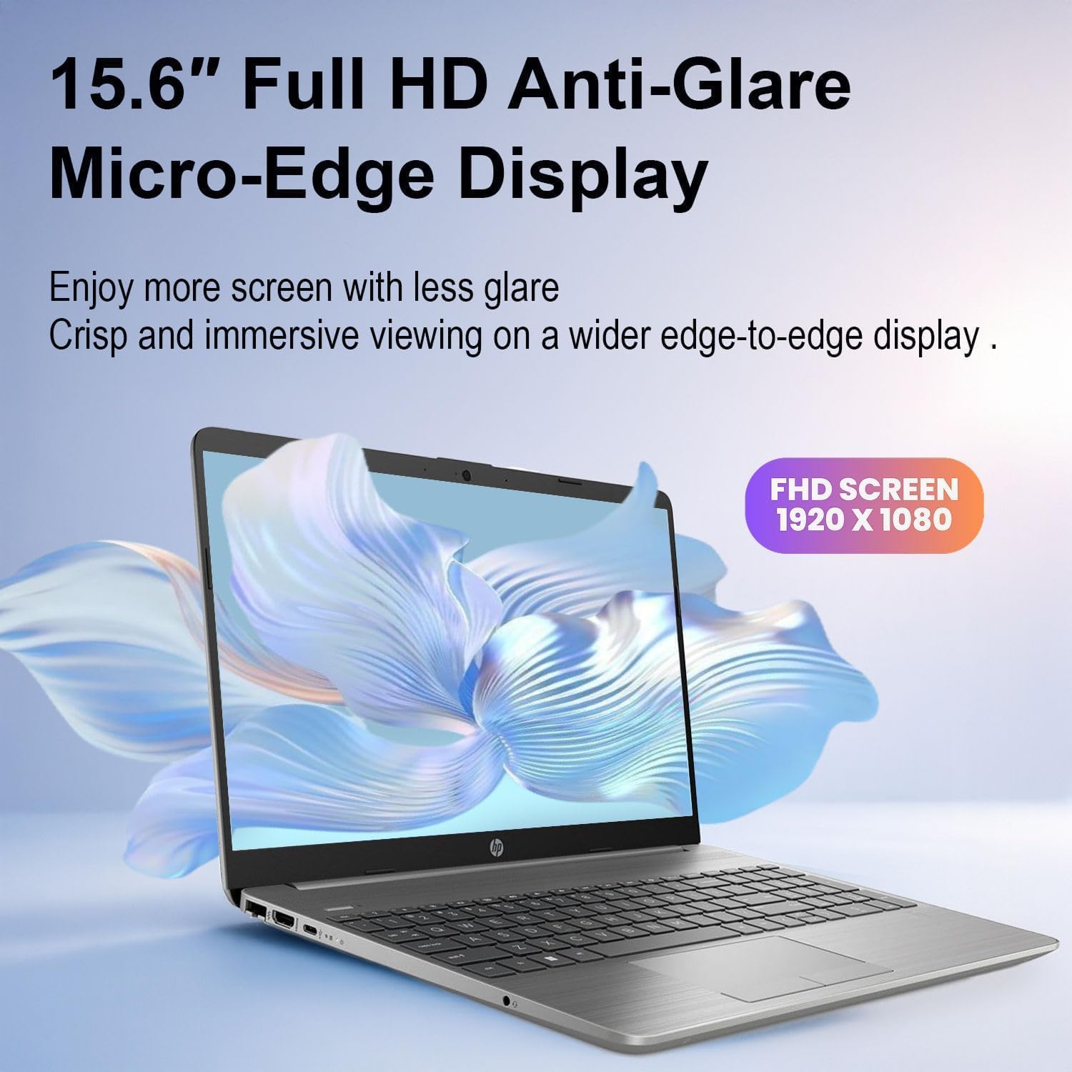 HP 2026 New Generation 15.6' FHD Business Laptop, Intel Powerful Processor, 8GB RAM, 256GB SSD, Ultra Quiet Design, Long Battery Life, Microsoft Office 365 for the Web, Windows 11 Pro, No Mouse