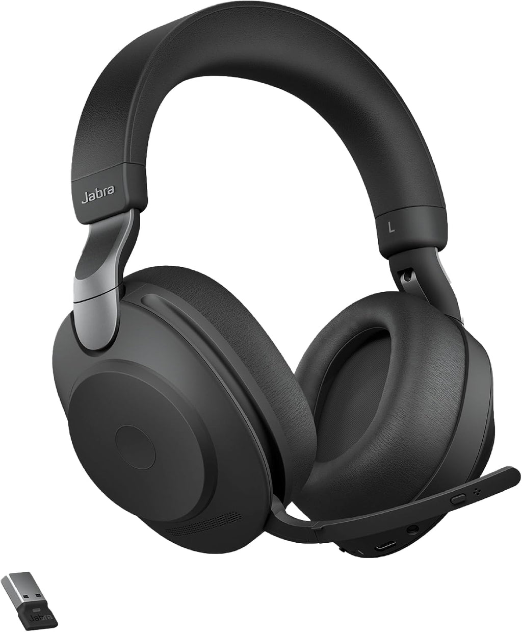 Jabra Evolve2 85 - USB-A MS Teams Stereo - Black Wireless Headset/Music Headphones Black