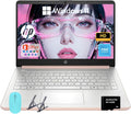 HP 14 Elite Laptop, 16GB RAM, 1.12TB Total Storage (64GB+64GB MSD+1TB Cloud), Rose Gold Pink, Office 365, Intel Multi-Core, Win11, Copilot AI, 11Hr Battery, Alpacatec Mouse