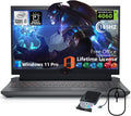 Dell G15 5530 Gaming Laptop - 15.6-inch FHD 165Hz 3ms Display, Intel i9-13900HX, 32GB DDR5 RAM, 2TB SSD, NVIDIA GeForce RTX 4060, 4-Zone RGB Backlit, Windows 11 Pro & Office Lifetime License