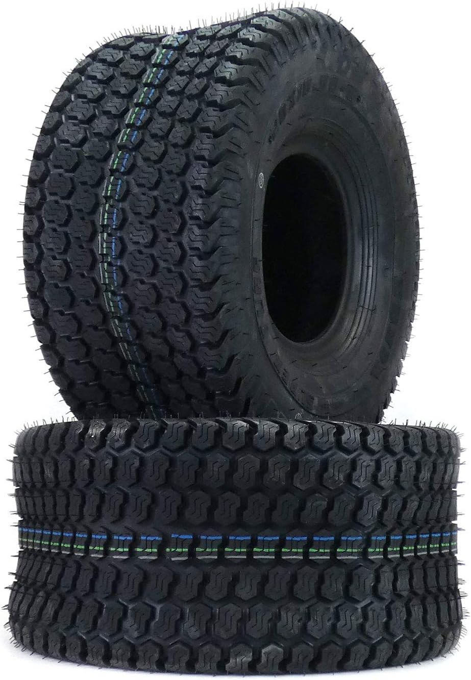 Set Of 2 Kenda K500 Super Turf Mower Tire 4 PLY 20X10.50X8