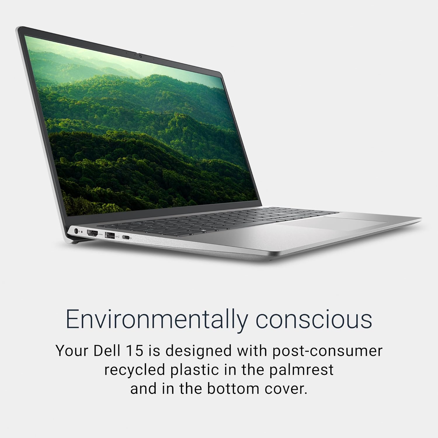 Dell 15 Laptop DC15250-15.6-inch FHD 120Hz Display, 13th Gen Intel Core i7-1355U, 16GB DDR4 RAM, 512GB SSD, Intel UHD Graphics, Windows 11 Home, Onsite Service - Platinum Silver