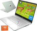 HP 2025 New 14 Inch Laptop for Student Business, Intel N150 CPU, 16GB RAM, 384 GB Storage(128GB UFS+256GB MSD), Wi-Fi 6, Copilot AI, 1 Year Microsoft 365, Windows 11 Pro, Willow Green,W/Mouse