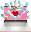 HP Essential Laptop, 14' HD Display, Intel Celeron N4120, 8GB RAM, 128GB eMMC, Webcam, HDMI, Wi-Fi, Windows 11 Home, Rose Gold (Renewed)