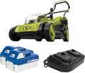 Sun Joe Cordless Electric Push Lawn Mower with 6-Position Height Adjustment, 11-Gal Bag, 17-Inch Cutting Width - Heavy-Duty Yard Trimmer for Gardening Care and Maintenance, 24V-X2-17LM