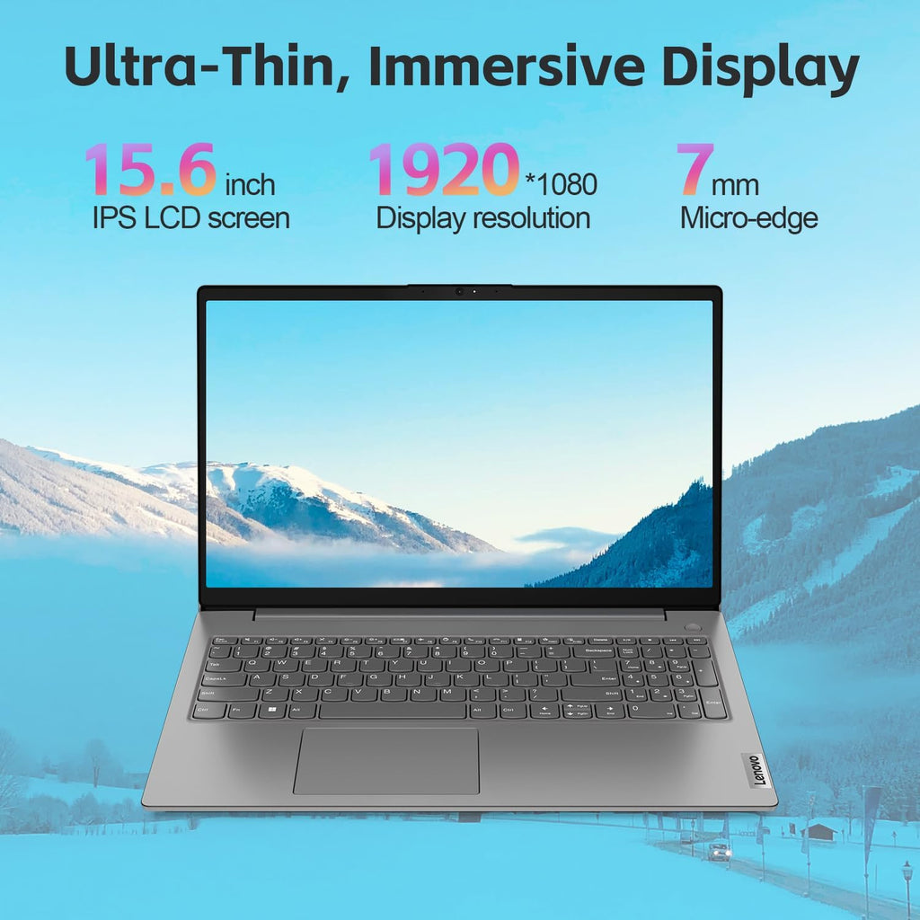 Lenovo V15 Laptop for Business, Home, Student | 15.6' FHD Anti-Glare Display | Intel Core i7-1255U | 40GB RAM | 2TB SSD | HDMI | Type-C | RJ-45 | Numeric Keypad | Webcam | Wi-Fi 6 | Windows 11 Pro