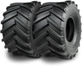 TRIPOWER 18x9.50-8 Lawn Mower Tires - 18x9.50-8 nhs Tubeless Tires for Riding Lawn Mower Garden AG Tractor, Workout Tire for Flipping, Drouble, 6PR Tubeless, 1340lbs Capacity, Set of 2, Tire Only