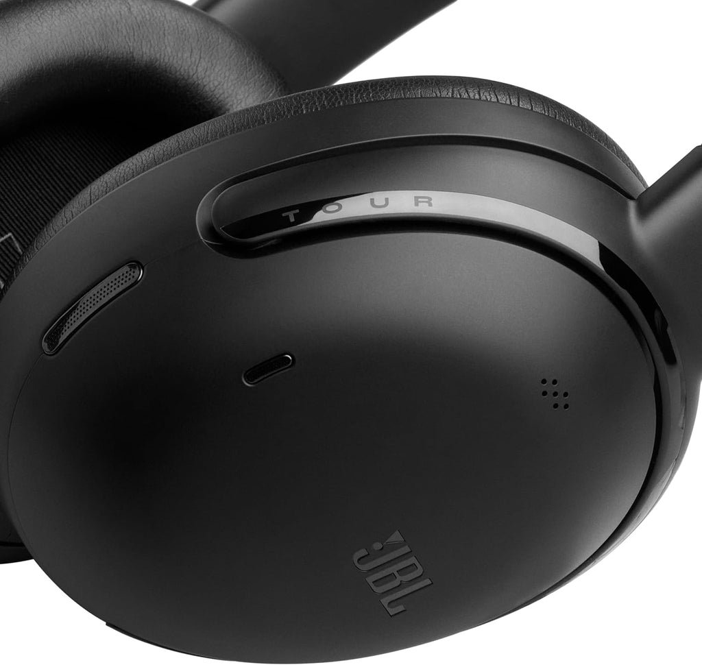 JBL Tour One M3 Smart Tx - Wireless Over-Ear Noise Cancelling Headphones with Smart Transmitter, Hi-Res Audio (3.5mm or USB-C), Spatial 360 Sound with Head Tracking & 70Hrs of Playback (Black)