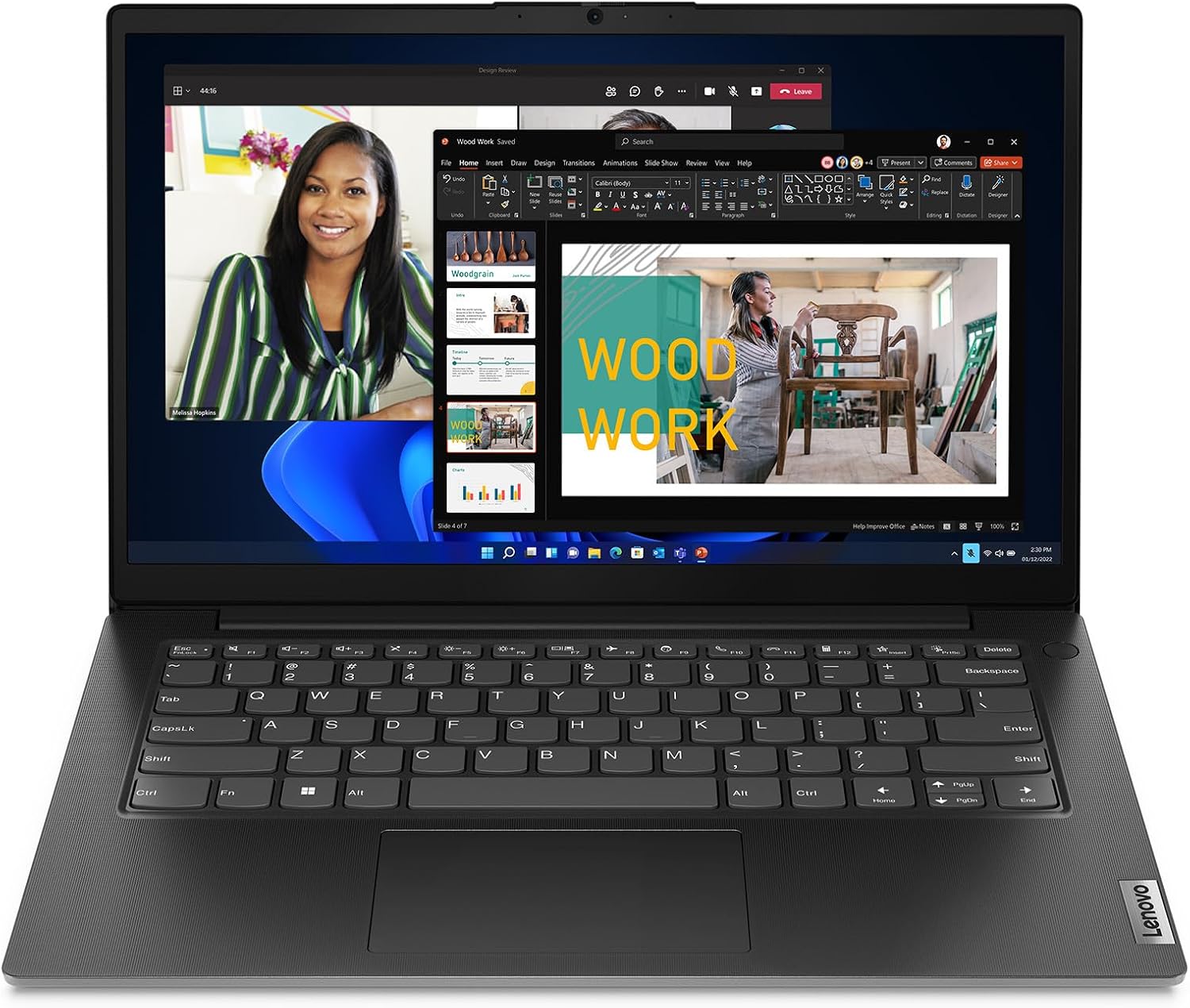 Lenovo 14 G4 - Laptop for Business - Intel Core i7-13620H - 14' FHD Display - 8GB RAM (upgradable to 16GB) - 256GB Storage (upgradable to 1TB) - Windows 11 Home - Thin & Portable - Business Black