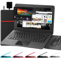 G-Anica Laptop Computer(10.1 inch), Quad Core Powered by Android 12.0, Netbook Computer with WiFi, Webcam and Bluetooth, Mini Laptop with Bag, Mouse, and Mouse Pad for Kids and Adults（Black）