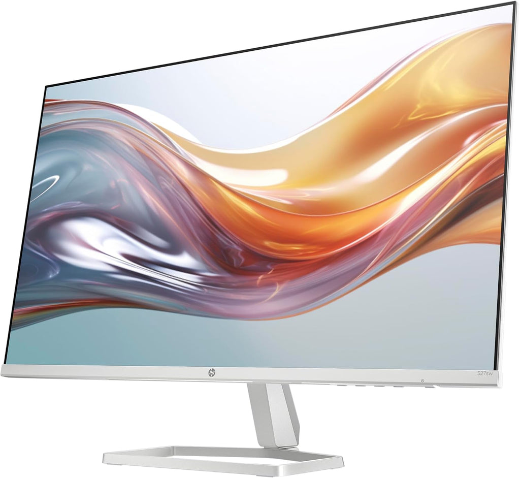 HP Series 5 27 inch FHD Monitor, Full HD Display (1920 x 1080), IPS panel, 99% sRGB, 1500:1 contrast ratio, 300 nits, Eye Ease, 527sw (2024) (Renewed)