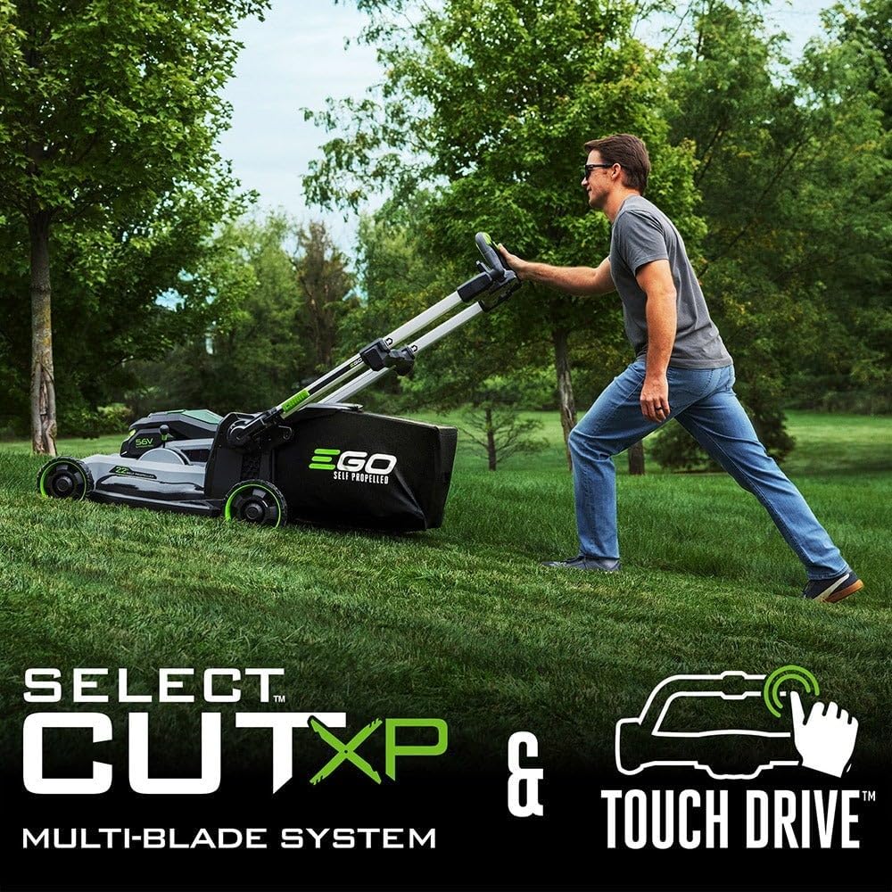 EGO Power+ Electric Lawn Mower, Self-Propelled Cordless with 22' Super Composite Deck, Tool Only, Battery and Charger Not Included - LM2240SP