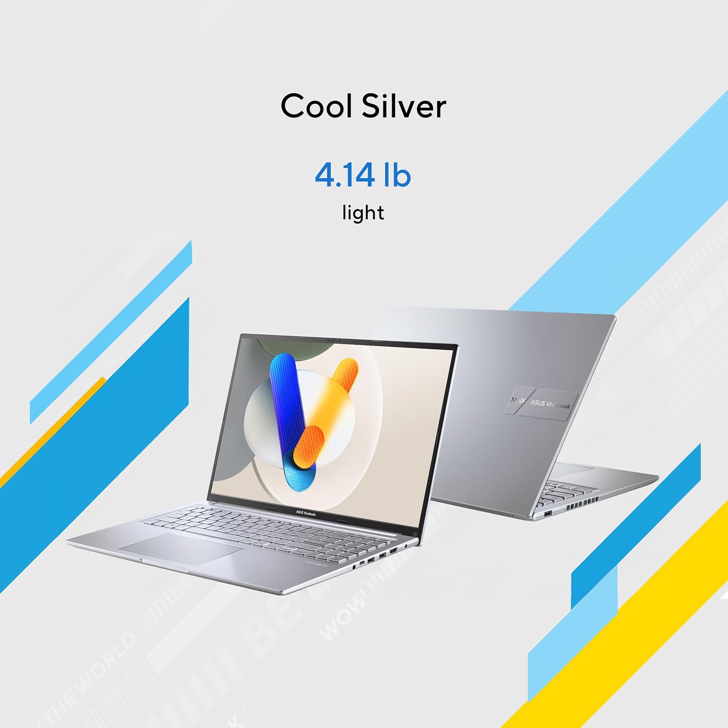 ASUS Vivobook 16 Laptop, 16' WUXGA 60Hz Display, Intel Core i7-13620H, Intel UHD Graphics, 16GB RAM, 512GB SSD, Windows 11, Cool Silver, F1605VA-BS74