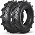 TRIPOWER 6-12 Farm Tractor Tires, Set of 2, 6x12 NHS Garden AG Tires Compatible with Kubota B7100 Series, 6-Ply Tubeless, Tire Only, Rim Not Included