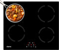 CDV 6000W Built-in Induction Cooktop 4 Burners, 24 Inch Electric Cooktop Touch Control Ceramic Glass Plate 9 Power Levels Fast Heating Safety Child Lock